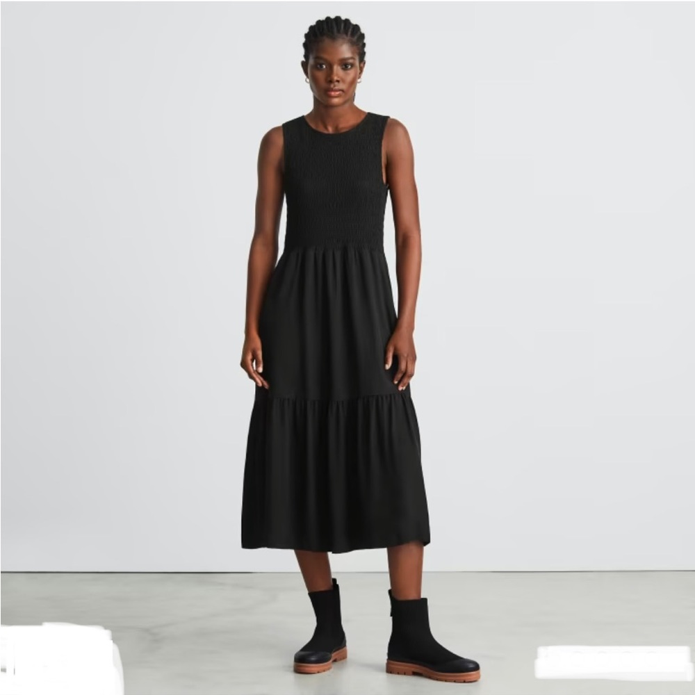 Everlane smock maxi dress